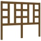 vidaXL Estructura de cama matrimonio con cabecero madera marrón miel vidaXL Estructura de cama matrimonio con cabecero madera marrón miel