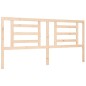 vidaXL Estructura de cama de matrimonio con cabecero madera maciza