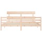 vidaXL Estructura de cama con cabecero madera maciza 200x200 cm vidaXL Estructura de cama con cabecero madera maciza 200x200 cm