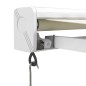 vidaXL Toldo retráctil aluminio y tela color crema 5x3 m vidaXL Toldo retráctil aluminio y tela color crema 5x3 m