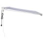 vidaXL Toldo retráctil aluminio y tela azul y blanco 3,5x2,5 m vidaXL Toldo retráctil aluminio y tela azul y blanco 3,5x2,5 m