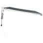vidaXL Toldo retráctil aluminio y tela gris antracita 3,5x2,5 m vidaXL Toldo retráctil aluminio y tela gris antracita 3,5x2,5 m