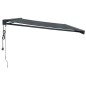 vidaXL Toldo retráctil aluminio y tela gris antracita 5x3 m vidaXL Toldo retráctil aluminio y tela gris antracita 5x3 m