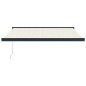 vidaXL Toldo retráctil aluminio y tela color crema 3x2,5 m vidaXL Toldo retráctil aluminio y tela color crema 3x2,5 m