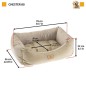 Ferplast Cama para perros y gatos Chester 80 beige Ferplast Cama para perros y gatos Chester 80 beige