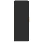 vidaXL Armarios de pared 2 uds madera de ingeniería negro vidaXL Armarios de pared 2 uds madera de ingeniería negro