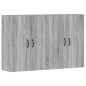 vidaXL Armarios de pared 2 uds madera de ingeniería gris Sonoma vidaXL Armarios de pared 2 uds madera de ingeniería gris Sonoma