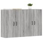 vidaXL Armarios de pared 2 uds madera de ingeniería gris Sonoma vidaXL Armarios de pared 2 uds madera de ingeniería gris Sonoma