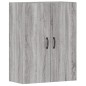 vidaXL Armarios de pared 2 uds madera de ingeniería gris Sonoma vidaXL Armarios de pared 2 uds madera de ingeniería gris Sonoma
