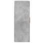 vidaXL Armarios de pared 2 uds madera de ingeniería gris hormigón vidaXL Armarios de pared 2 uds madera de ingeniería gris hormigón