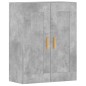 vidaXL Armarios de pared 2 uds madera de ingeniería gris hormigón