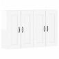 vidaXL Armarios de pared 2 uds madera de ingeniería blanco brillante vidaXL Armarios de pared 2 uds madera de ingeniería blanco brillante