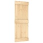 vidaXL Puerta corredera con herrajes madera maciza de pino 80x210 cm vidaXL Puerta corredera con herrajes madera maciza de pino 80x210 cm