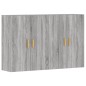 vidaXL Armarios de pared 2 uds madera de ingeniería gris Sonoma vidaXL Armarios de pared 2 uds madera de ingeniería gris Sonoma