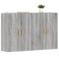 vidaXL Armarios de pared 2 uds madera de ingeniería gris Sonoma vidaXL Armarios de pared 2 uds madera de ingeniería gris Sonoma