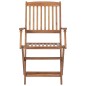 vidaXL Sillas de jardín plegables 8 uds y cojines madera maciza acacia vidaXL Sillas de jardín plegables 8 uds y cojines madera maciza acacia