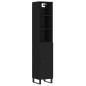 vidaXL Aparador de madera contrachapada negro 34,5x34x180 cm vidaXL Aparador de madera contrachapada negro 34,5x34x180 cm