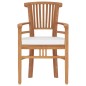 vidaXL Juego de comedor para jardín 5 piezas madera maciza de teca vidaXL Juego de comedor para jardín 5 piezas madera maciza de teca