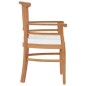 vidaXL Juego de comedor para jardín 5 piezas madera maciza de teca vidaXL Juego de comedor para jardín 5 piezas madera maciza de teca