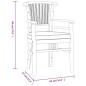 vidaXL Juego de comedor para jardín 5 piezas madera maciza de teca vidaXL Juego de comedor para jardín 5 piezas madera maciza de teca