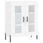 vidaXL Aparador alto madera contrachapada blanco 69,5x34x180 cm vidaXL Aparador alto madera contrachapada blanco 69,5x34x180 cm