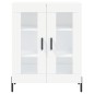 vidaXL Aparador alto madera contrachapada blanco 69,5x34x180 cm vidaXL Aparador alto madera contrachapada blanco 69,5x34x180 cm