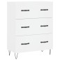 vidaXL Aparador alto madera contrachapada blanco 69,5x34x180 cm vidaXL Aparador alto madera contrachapada blanco 69,5x34x180 cm
