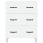 vidaXL Aparador alto madera contrachapada blanco 69,5x34x180 cm vidaXL Aparador alto madera contrachapada blanco 69,5x34x180 cm