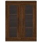 vidaXL Aparador alto madera contrachapada marrón roble 69,5x34x180 cm vidaXL Aparador alto madera contrachapada marrón roble 69,5x34x180 cm