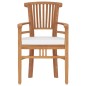 vidaXL Juego de comedor para jardín 3 pzas madera maciza de teca vidaXL Juego de comedor para jardín 3 pzas madera maciza de teca
