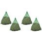 vidaXL Redes para heno 4 uds redondas PP 1x0,75 m vidaXL Redes para heno 4 uds redondas PP 1x0,75 m