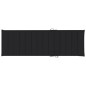 vidaXL Tumbona con cojín negro madera de pino impregnada vidaXL Tumbona con cojín negro madera de pino impregnada