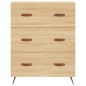 vidaXL Aparador alto madera contrachapada color roble 69,5x34x180 cm vidaXL Aparador alto madera contrachapada color roble 69,5x34x180 cm