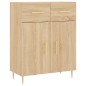 vidaXL Aparador alto madera contrachapada color roble 69,5x34x180 cm vidaXL Aparador alto madera contrachapada color roble 69,5x34x180 cm