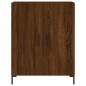 vidaXL Aparador alto madera contrachapada marrón roble 69,5x34x180 cm