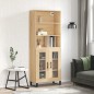 vidaXL Aparador alto madera contrachapada color roble 69,5x34x180 cm vidaXL Aparador alto madera contrachapada color roble 69,5x34x180 cm
