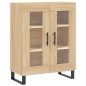 vidaXL Aparador alto madera contrachapada color roble 69,5x34x180 cm vidaXL Aparador alto madera contrachapada color roble 69,5x34x180 cm