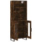 vidaXL Aparador alto madera contrachapada roble ahumado 69,5x34x180 cm vidaXL Aparador alto madera contrachapada roble ahumado 69,5x34x180 cm