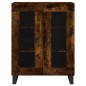 vidaXL Aparador alto madera contrachapada roble ahumado 69,5x34x180 cm vidaXL Aparador alto madera contrachapada roble ahumado 69,5x34x180 cm