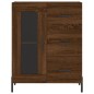 vidaXL Aparador alto madera contrachapada marrón roble 69,5x34x180 cm vidaXL Aparador alto madera contrachapada marrón roble 69,5x34x180 cm