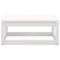 vidaXL Set de salón de jardín de 9 piezas blanco madera maciza pino vidaXL Set de salón de jardín de 9 piezas blanco madera maciza pino
