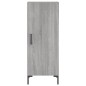 vidaXL Aparador alto madera contrachapada gris Sonoma 34,5x34x180 cm vidaXL Aparador alto madera contrachapada gris Sonoma 34,5x34x180 cm