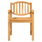 vidaXL Juego de comedor para jardín 3 pzas madera maciza de teca vidaXL Juego de comedor para jardín 3 pzas madera maciza de teca