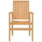 vidaXL Juego de comedor para jardín 5 piezas madera maciza de teca vidaXL Juego de comedor para jardín 5 piezas madera maciza de teca