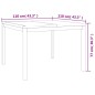 vidaXL Juego de comedor para jardín 5 piezas madera maciza de teca vidaXL Juego de comedor para jardín 5 piezas madera maciza de teca