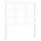 vidaXL Estructura de cama individual con cabecero madera maciza blanco vidaXL Estructura de cama individual con cabecero madera maciza blanco