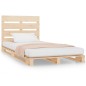 vidaXL Estructura de cama madera maciza de pino 90x190 cm vidaXL Estructura de cama madera maciza de pino 90x190 cm