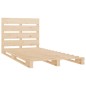 vidaXL Estructura de cama madera maciza de pino 90x190 cm vidaXL Estructura de cama madera maciza de pino 90x190 cm