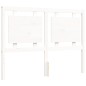 vidaXL Estructura cama de matrimonio con cabecero madera maciza blanco vidaXL Estructura cama de matrimonio con cabecero madera maciza blanco