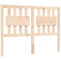vidaXL Estructura de cama con cabecero madera maciza 140x190 cm